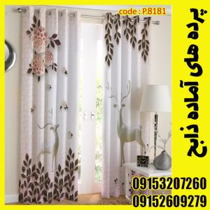 پنل هازان عرض 140 ارتفاع 190 طرح گل کد 8181