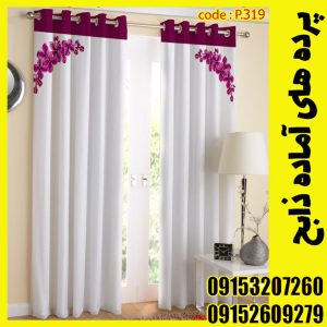 پنل هازان عرض 140 ارتفاع 190 طرح گل کد 319