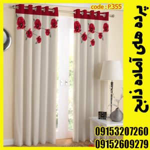 پنل هازان عرض 140 ارتفاع 190 طرح گل کد 355