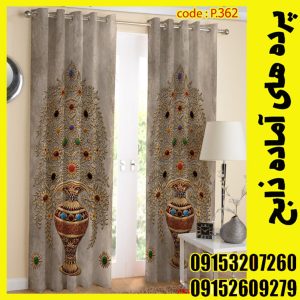 پنل هازان عرض 140 ارتفاع 190 طرح گلدان کد 362