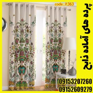 پنل هازان عرض 140 ارتفاع 190 طرح گلدان کد 363