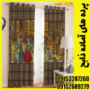 پنل هازان عرض 140 ارتفاع 190 طرح اسلیمی کد 376