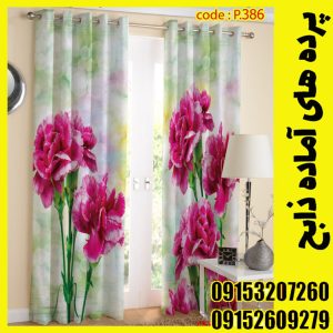 پنل هازان عرض 140 ارتفاع 190 طرح گل کد 386