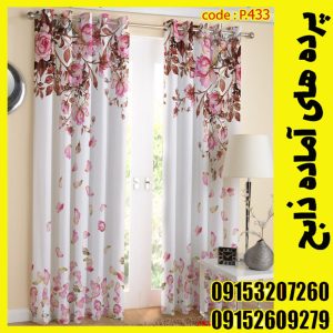 پنل هازان عرض 140 ارتفاع 190 طرح گل کد 433