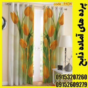 پنل هازان عرض 140 ارتفاع 190 طرح گل کد 434