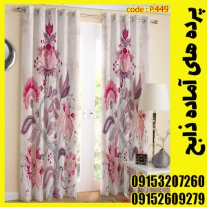 پنل هازان عرض 140 ارتفاع 190 طرح گل کد 449