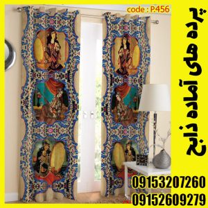 پنل هازان عرض 140 ارتفاع 190 طرح قاجاری کد 456