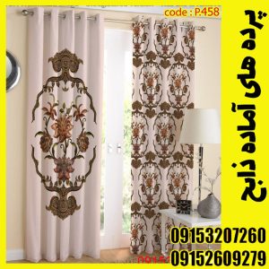 پنل هازان عرض 140 ارتفاع 190 طرح گلدوزی کد 458