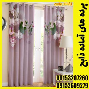 پنل هازان عرض 140 ارتفاع 190 طرح گل کد 481