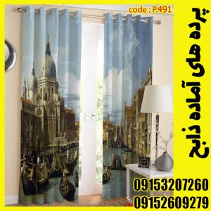 پنل هازان عرض 140 ارتفاع 190 طرح منظره کد 491