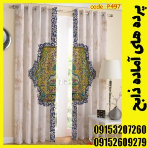 پنل هازان عرض 140 ارتفاع 190 طرح اسلیمی کد 497