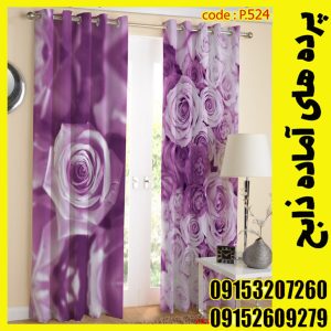 پنل هازان عرض 140 ارتفاع 190 طرح گل کد 524