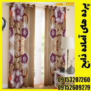 پنل هازان عرض 140 ارتفاع 190 طرح گل کد 555