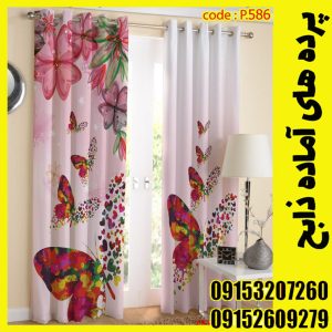 پنل هازان عرض 140 ارتفاع 190 طرح گل کد 586