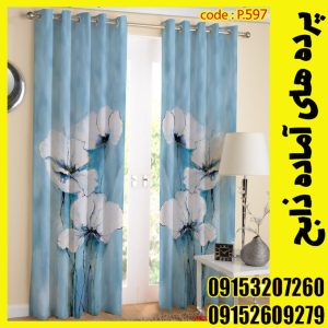 پنل هازان عرض 140 ارتفاع 190 طرح گل کد 597