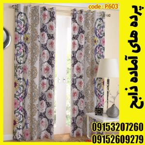 پنل هازان عرض 140 ارتفاع 190 طرح گل کد 603