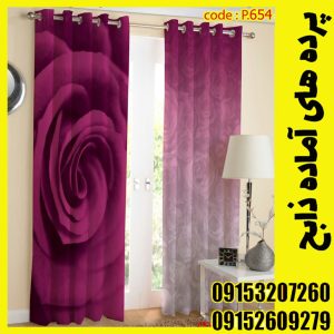 پنل هازان عرض 140 ارتفاع 190 طرح گل کد 654