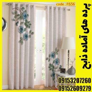 پنل هازان عرض 140 ارتفاع 190 طرح گل کد 656