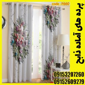 پنل هازان عرض 140 ارتفاع 190 طرح گل کد 660