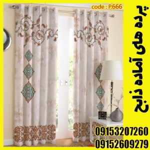 پنل هازان عرض 140 ارتفاع 190 طرح اسلیمی کد 666