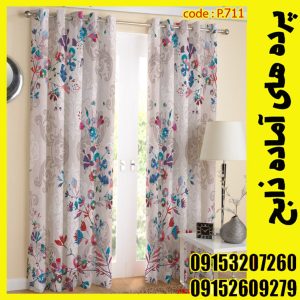 پنل هازان عرض 140 ارتفاع 190 طرح گل کد 711