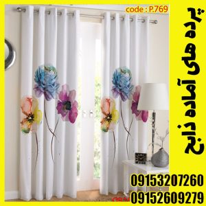 پنل هازان عرض 140 ارتفاع 190 طرح گل کد 769