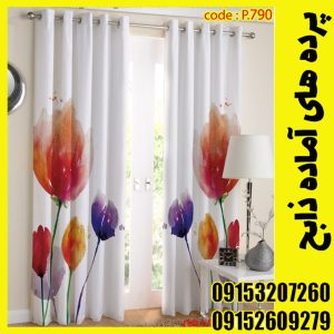 پنل هازان عرض 140 ارتفاع 190 طرح گل کد 790