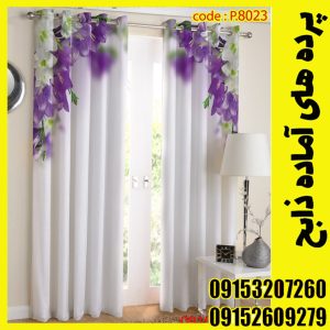 پنل هازان عرض 140 ارتفاع 190 طرح گل کد 8023