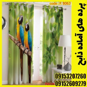 پنل هازان عرض 140 ارتفاع 190 طرح طوطی کد 8063