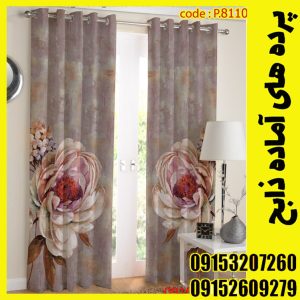 پنل هازان عرض 140 ارتفاع 190 طرح گل کد 8110