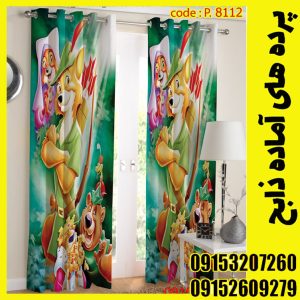 پنل هازان عرض 140 ارتفاع 190 طرح انیمیشن کد 8112