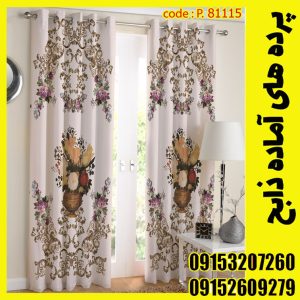 پنل هازان عرض 140 ارتفاع 190 طرح گلدان کد 8115