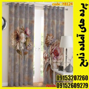 پنل هازان عرض 140 ارتفاع 190 طرح گل کد 8124