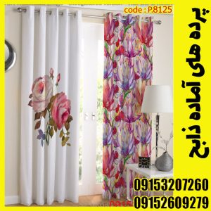 پنل هازان عرض 140 ارتفاع 190 طرح گل کد 8125