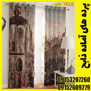 پنل هازان عرض 140 ارتفاع 190 طرح نمای شهر کد 8126