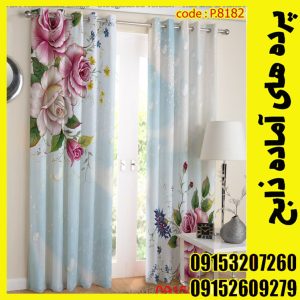 پنل هازان عرض 140 ارتفاع 190 طرح گل کد 8182