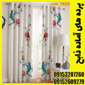 پنل هازان عرض 140 ارتفاع 190 طرح آبرنگی کد 8200